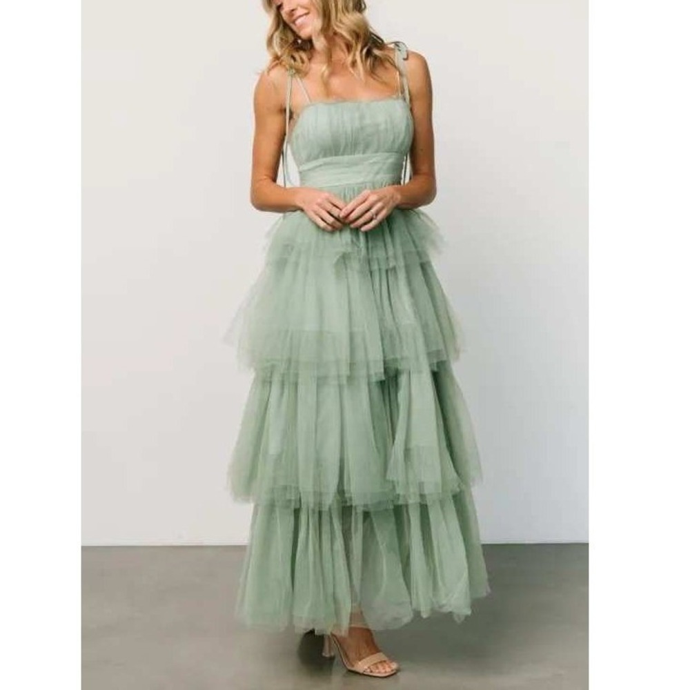 Baltic Born Alora Tulle Tiered Maxi Dress S Romantic Whimsical Fairycore Ballet
